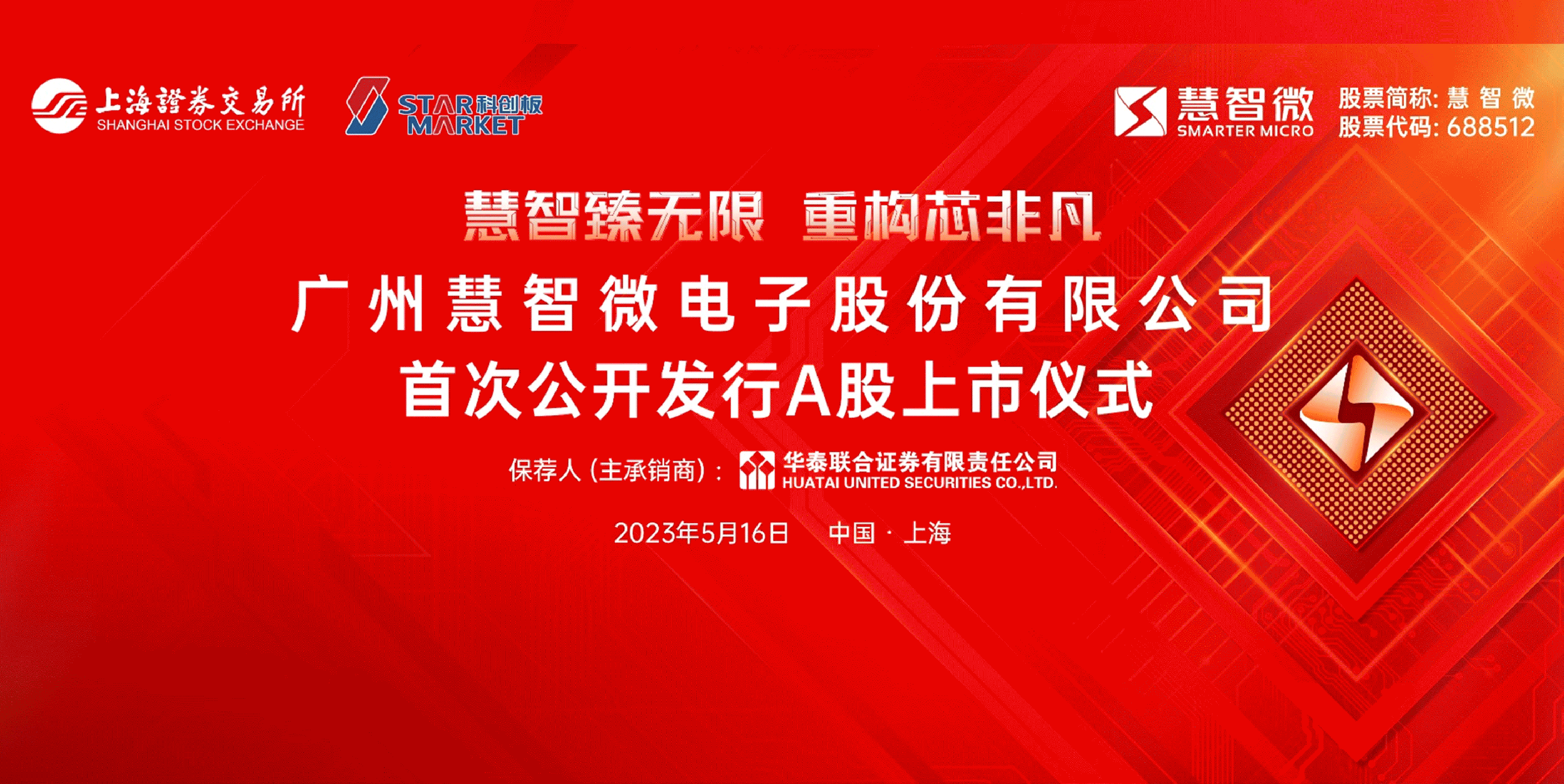 慧智微今日科创板隆重上市